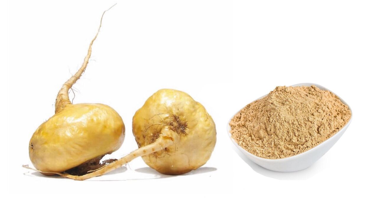 Peruvian poppy bilang bahagi ng produkto